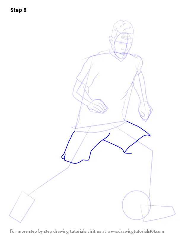 Learn How to Draw Memphis Depay (Footballers) Step by Step : Drawing ...