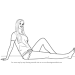 How to Draw a Pretty Girl Sitting
