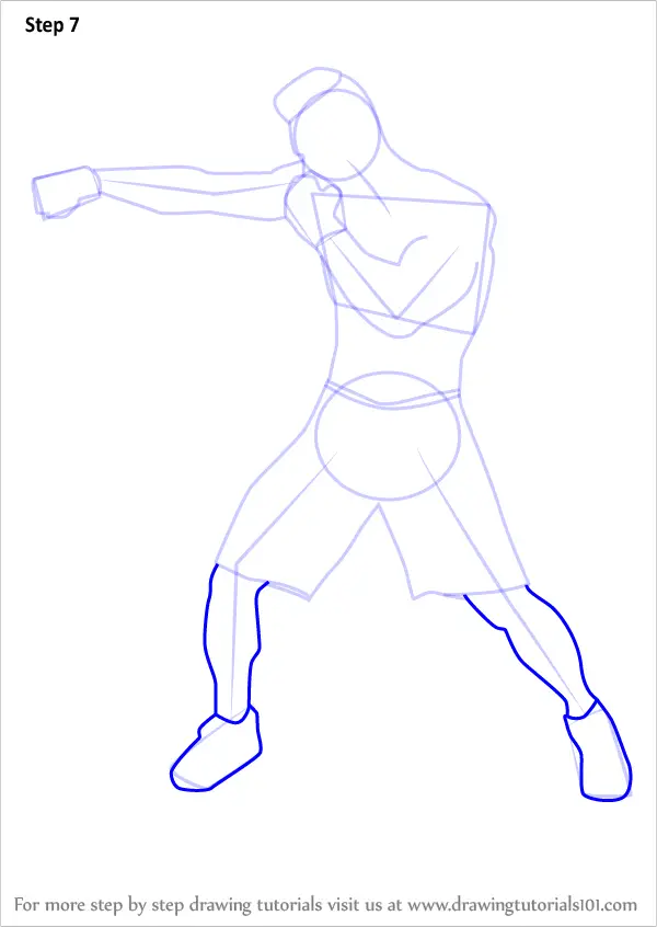 Step by Step How to Draw a Boxer