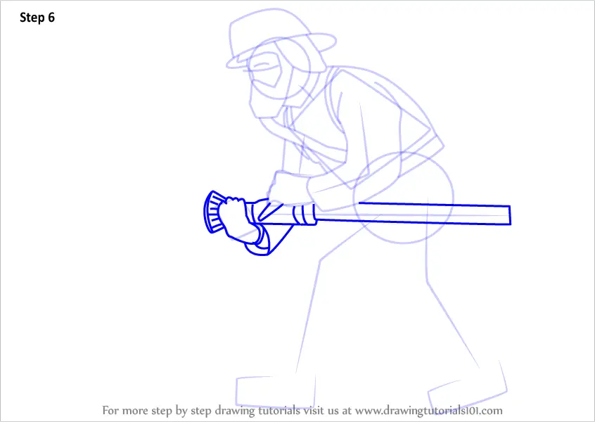 Learn How to Draw a Fireman (Other Occupations) Step by Step : Drawing
