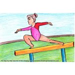 How to Draw a Gymnastic Girl