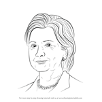 How to Draw Hillary Clinton