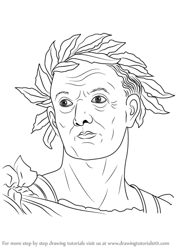 How to Draw Julius Caesar. 