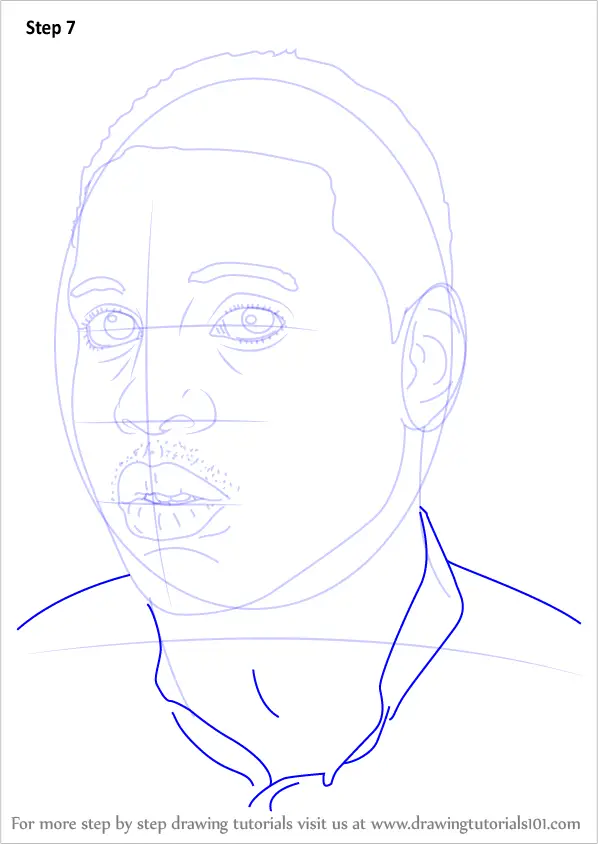 Learn How to Draw Lil Durk (Rappers) Step by Step Drawing Tutorials