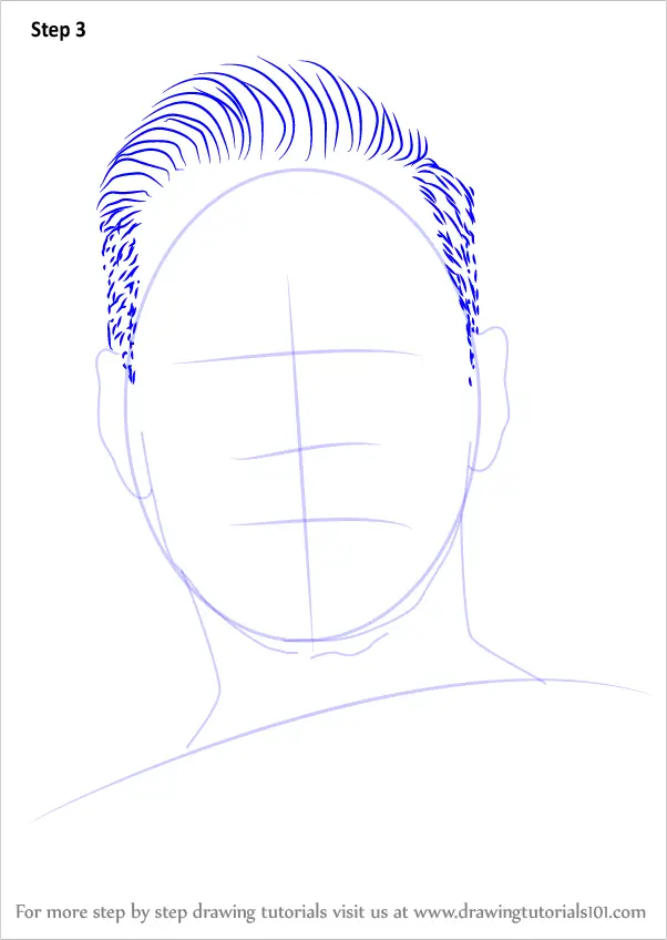 Step By Step How To Draw Bryan Adams