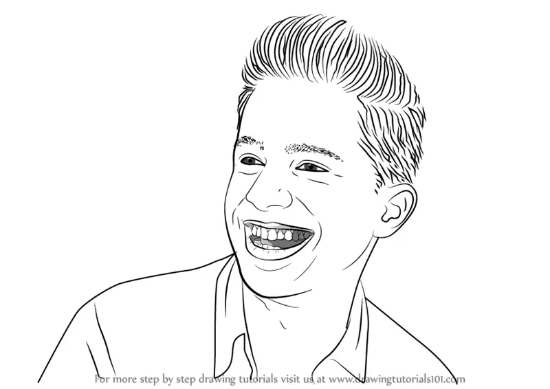 Learn How to Draw Charlie Puth (Singers) Step by Step : Drawing Tutorials