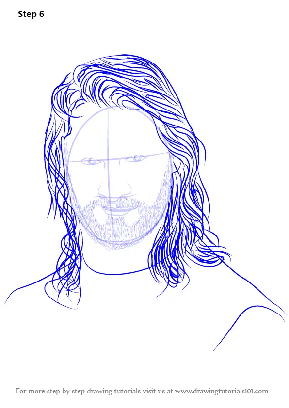 Step By Step How To Draw Seth Rollins 