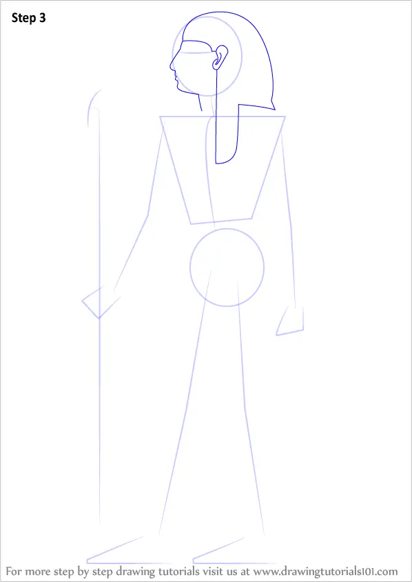 Learn How to Draw a Pharaoh (Christianity) Step by Step Drawing Tutorials