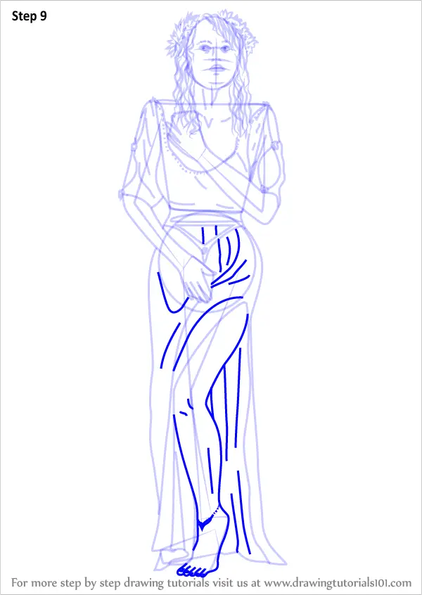 11. How to Draw Aphrodite Goddess. 