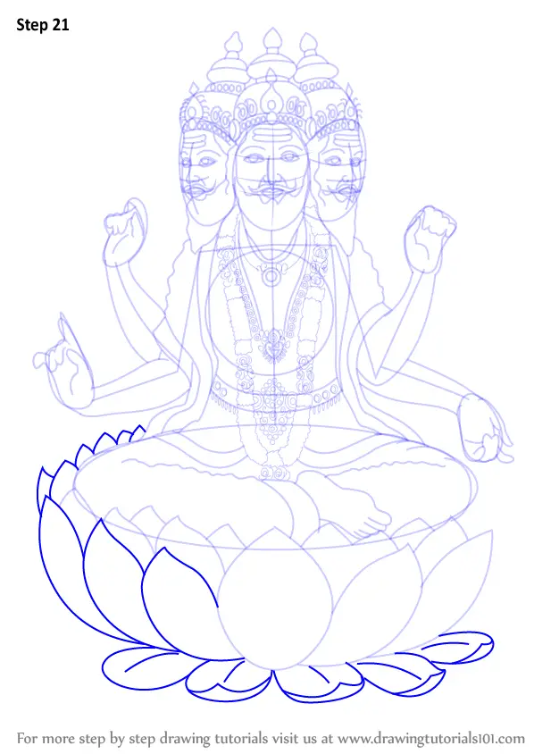 There Are Three Gods In This Image Brahma Vishnu And Mahesh 3 God Create  The Universe They Have A Place Of Importance In Hinduism Vintage Line  Drawing Or Engraving Illustration Royalty Free