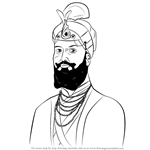 How to Draw Guru Hargobind