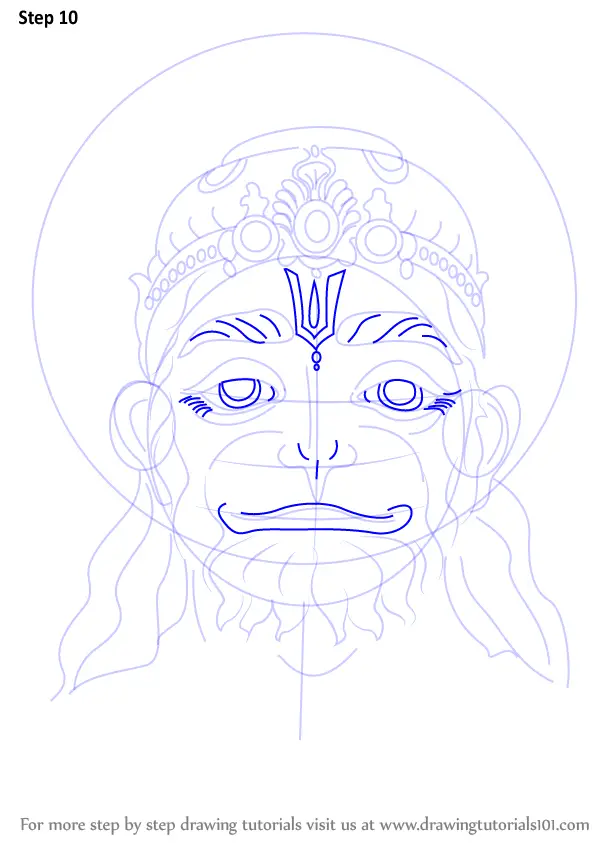 Hanuman Jayanti special drawing  Hanuman Ji face drawing Bal Hanuman  drawing  Easy love drawings Bal hanuman Hanuman