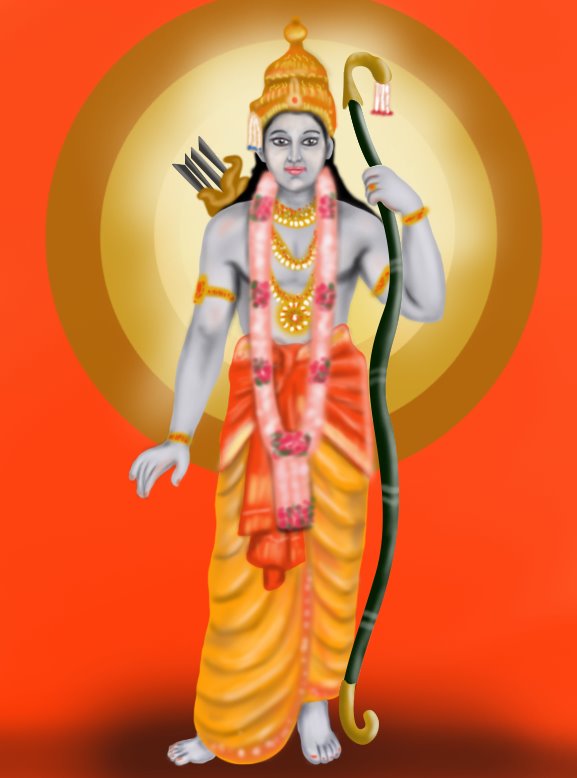 Learn How to Draw Lord Rama (Hinduism) Step by Step Drawing Tutorials