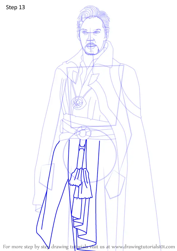 Download Learn How to Draw Doctor Strange from Avengers Endgame (Avengers: Endgame) Step by Step ...