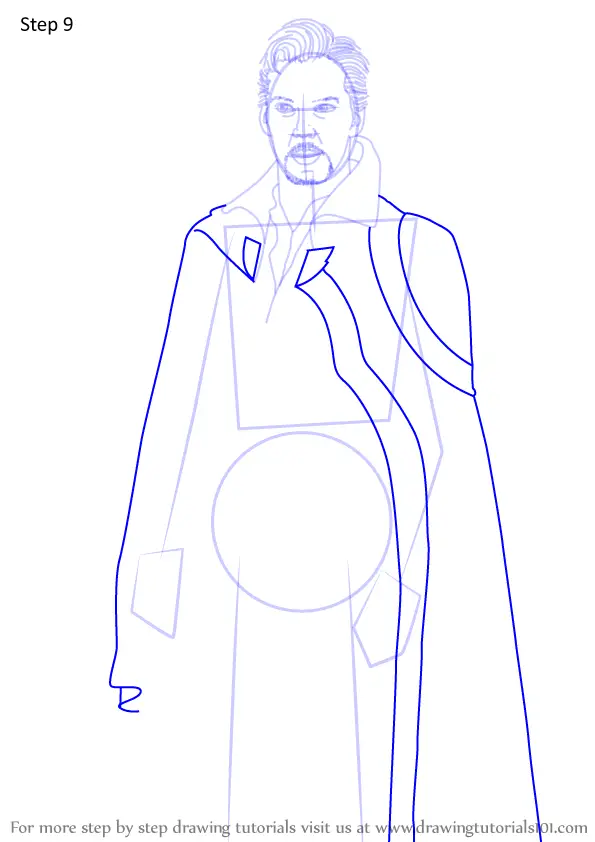 Download Learn How to Draw Doctor Strange from Avengers Endgame (Avengers: Endgame) Step by Step ...