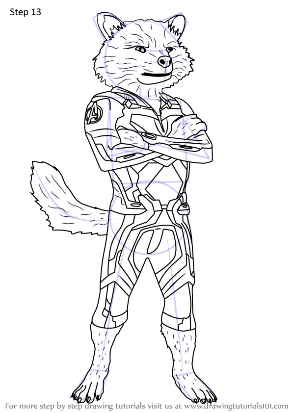 Great How To Draw Rocket Raccoon of all time Check it out now 