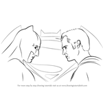 How to Draw Batman vs Superman