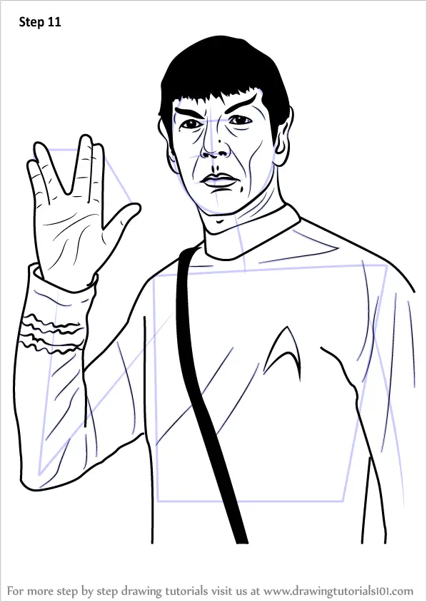 Learn How to Draw Spock from Star Trek (Star Trek) Step by Step