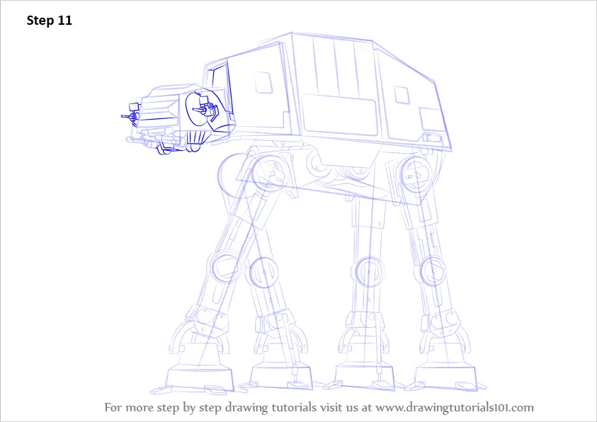 Learn How to Draw AT-AT from Star Wars Star Wars Step by Step 