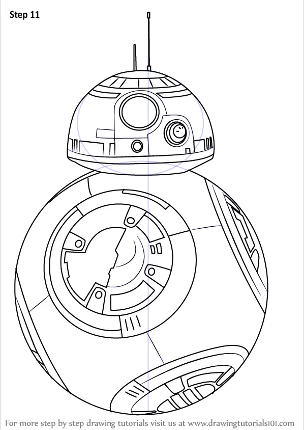 simple bb8 drawing