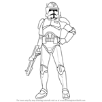 How to Draw Cody from Star Wars