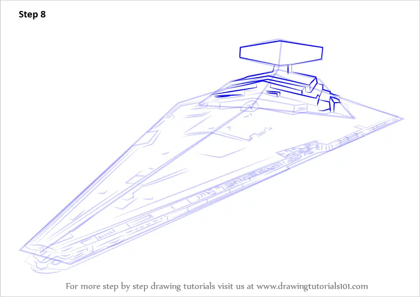 how to draw a star destroyer Star destroyer step wars draw imperial