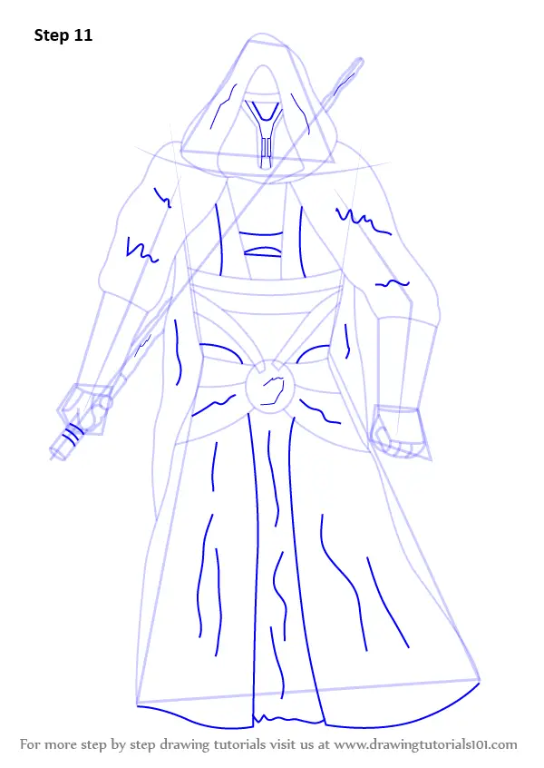 Learn How to Draw Revan from Star Wars (Star Wars) Step by Step