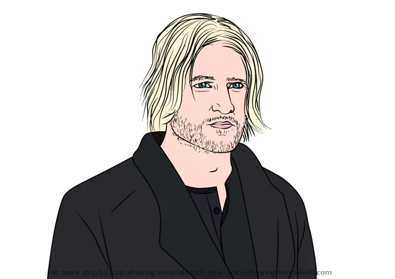 Step by Step How to Draw Haymitch from The Hunger Games