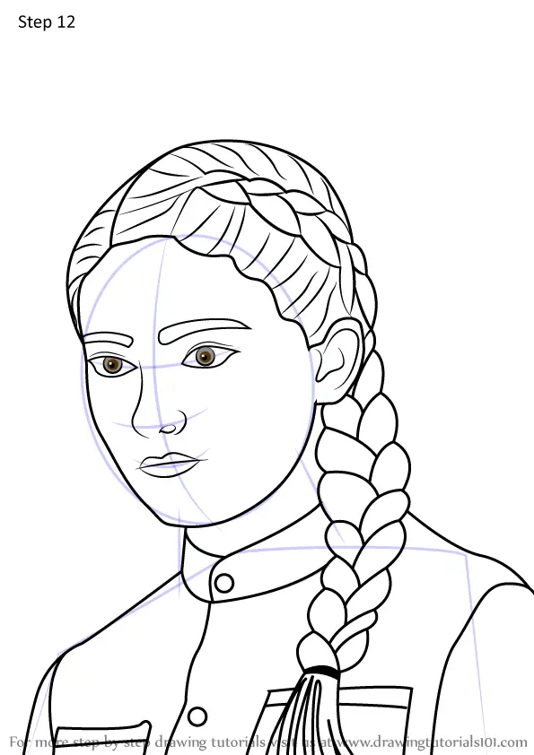 Learn How to Draw Primrose Everdeen from The Hunger Games (The Hunger