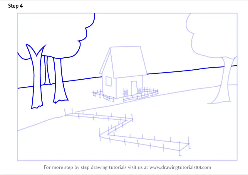 Learn How To Draw Summer Season Scenery (summer Season) Step By Step 