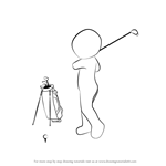 How to Draw a Golfer