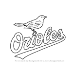 How to Draw Baltimore Orioles Logo
