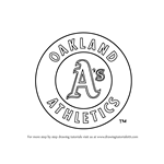 How to Draw Oakland Athletics Logo