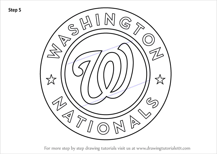 MLB - Washington Nationals Logo Stencil