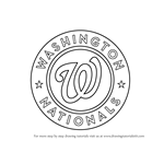 How to Draw Washington Nationals Logo