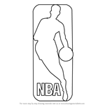 How to Draw NBA Logo