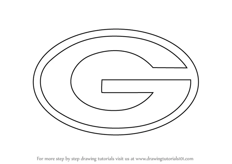 Learn How to Draw Green Bay Packers Logo (NFL) Step by Step : Drawing