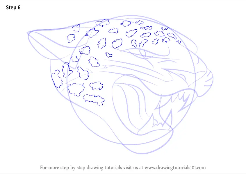 How to Draw Jacksonville Jaguars Logo (NFL) Step by Step