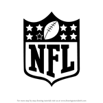 Learn How to Draw NFL Logo (NFL) Step by Step : Drawing Tutorials