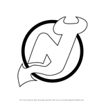 How to Draw New Jersey Devils Logo
