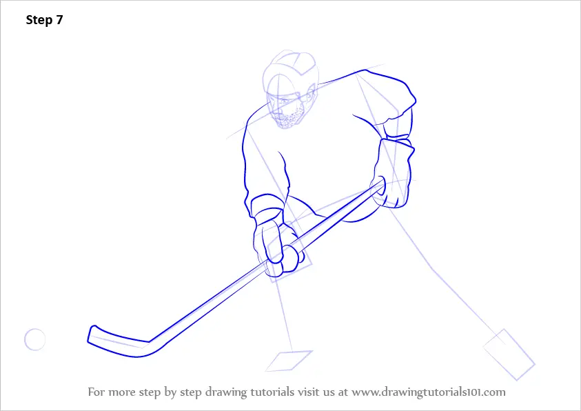 How to Draw a Hockey Player - Easy Drawing Tutorial For Kids