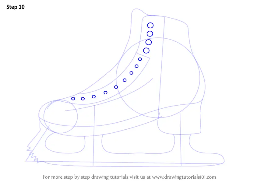 how to draw a ice skater