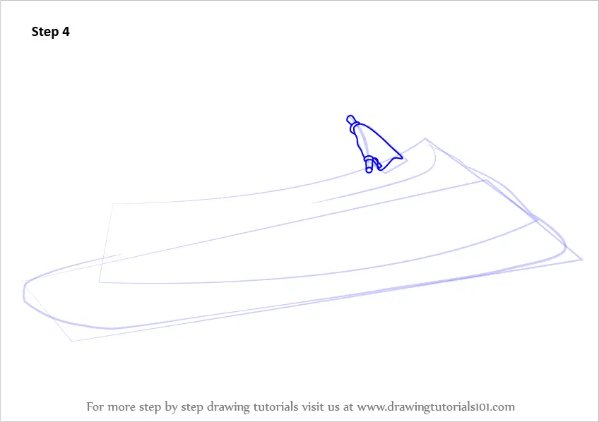 Step by Step How to Draw a Jet Ski : DrawingTutorials101.com