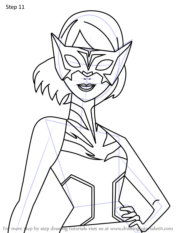 Learn How to Draw Tigress from Carmen Sandiego Carmen 