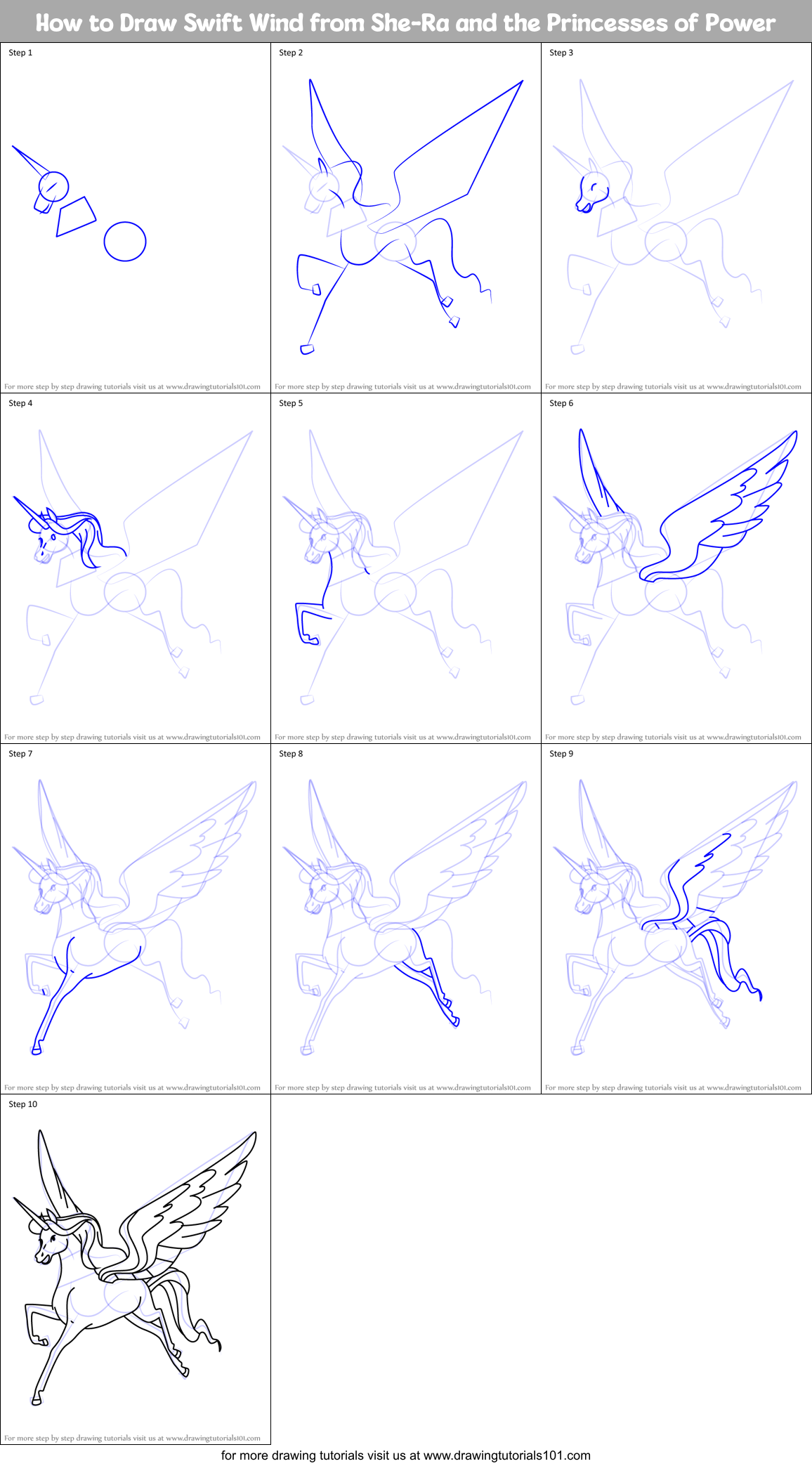 How to Draw Swift Wind from She-Ra and the Princesses of Power ...