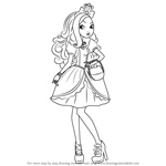 How to Draw Apple White from Ever After High