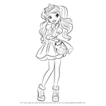How to Draw Kitty Cheshire from Ever After High