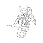 How to Draw Lego Batgirl