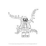 How to Draw Lego Carnage