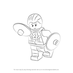 How to Draw Lego Cosmic Boy